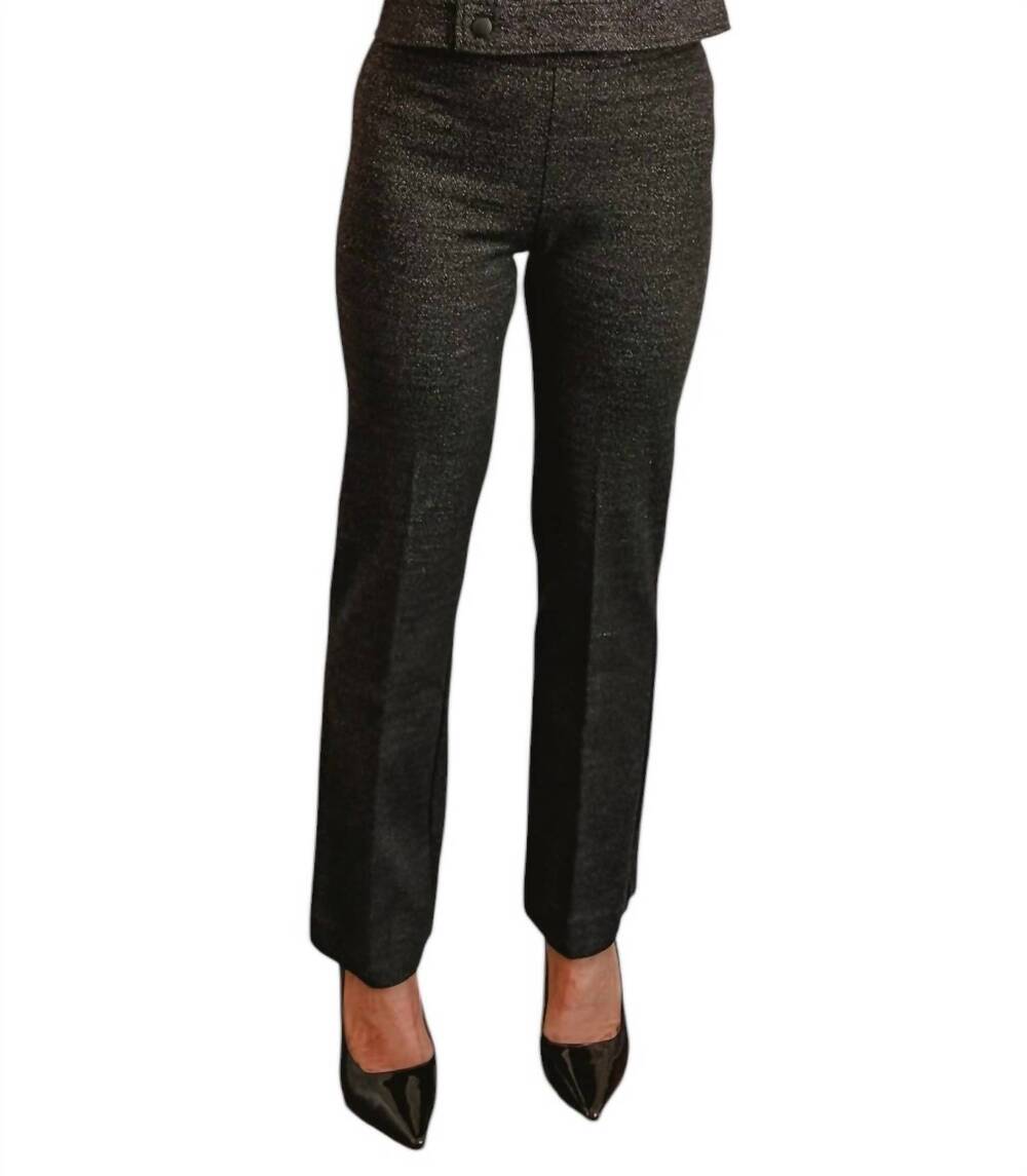 NEW ELLIOTT LAUREN ponte fabulous pull on pants in black